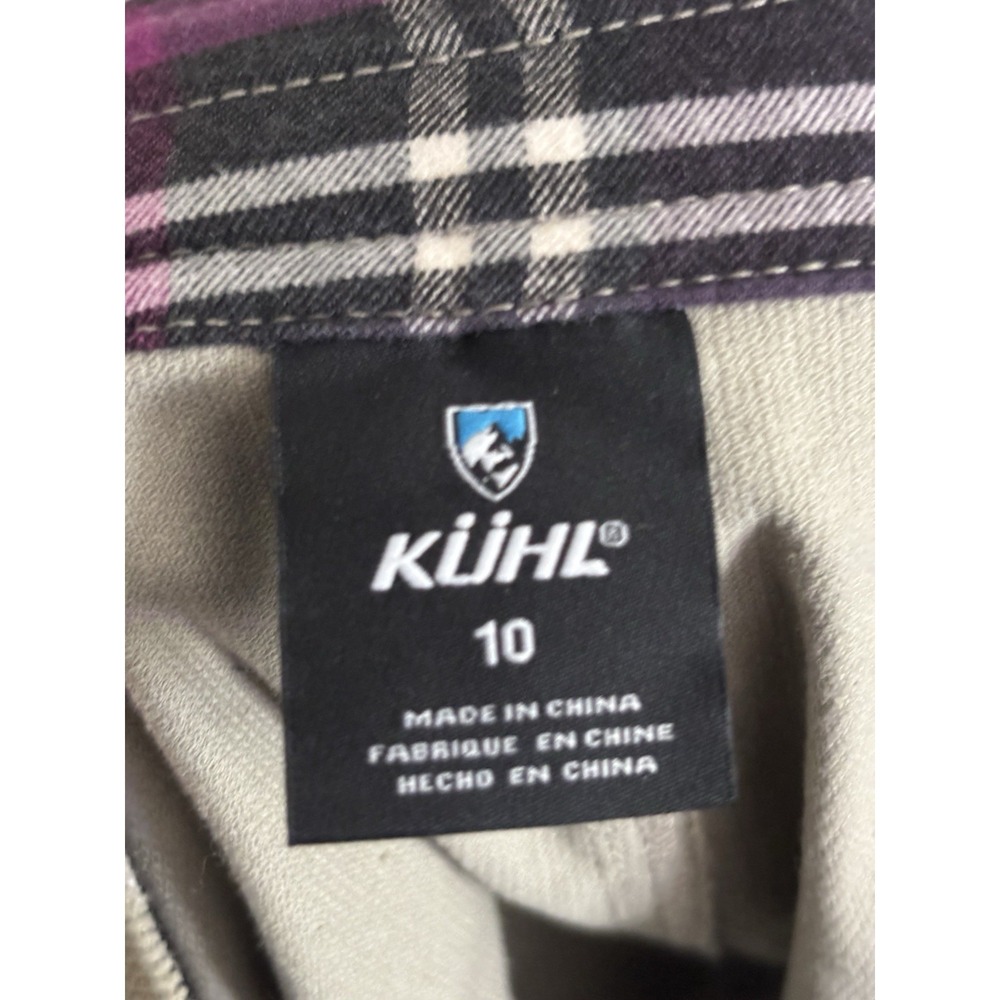Kuhl Womens 10 Medium Corduroy Skirt Asymmetrical Button Closure Pockets - Picture 3 of 8